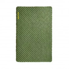 Матрац туристичний надувний двомісний Naturehike CNK2450WS014, надлегкий, 200х132х8 см, зелений із мішком для надування