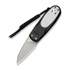 Ніж складаний кишеньковий Civivi Purr, (4.65 см) Nitro-V / G10 чорний/білий
