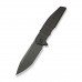Ніж складаний туристичний Weknife Breach (9.8 см) Bohler M390 / Titanium вугільно-сірий