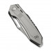 Ніж складаний туристичний Weknife Bogey (9.3 см) Bohler M390 / Titanium сірий