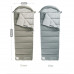 Спальник з капюшоном Naturehike M180 NH20MSD02, правий, сірий