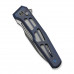 Ніж складаний туристичний Weknife Dressytak (8.6 см) Bohler M390 / Titanium синій