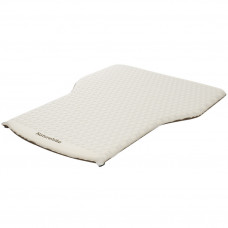 Матрац автомобільний кемпінговий двомісний Naturehike CNK2450WS010, 197х134х6,5 см світлий із вбудованою помпою для надування