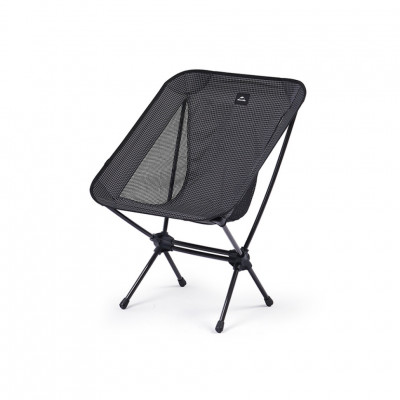 Стілець складаний Naturehike Moon YL08 NH20JJ027, 600D Oxford / алюміній, чорний