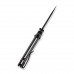 Ніж складаний кишеньковий Civivi Elementum (Crossbar Lock), (7.51 см) CPM S35VN / Nebula FatCarbon Fiber чорний/червоний/синій/білий