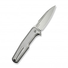 Ніж складаний туристичний Weknife Dressytak (8.6 см) Bohler M390 / Titanium сірий Ніж складаний туристичний Weknife Dressytak (8.6 см) Bohler M390 / Titanium сірий