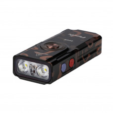 Ліхтар наключний Fenix E06R, чорно-коричневий | Лімітована серія