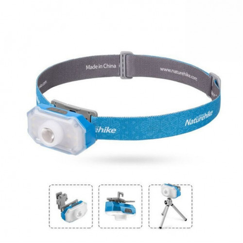 Ліхтар налобний Naturehike NH18T001-A, блакитний Ліхтар налобний Naturehike NH18T001-A, блакитний