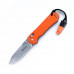 Ніж складаний туристичний Ganzo G7452-WS ( 9 см) 440С / G10 помаранчевий