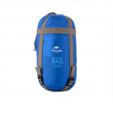 Спальник надлегкий Naturehike Ultra light LW 180 NH15S003-D, (20°C), p-p M, лівий, блакитний