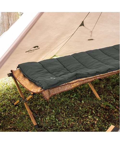 Спальний мішок Naturehike F150 NH22MSD05, лівий, графіт