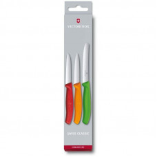 Набор кухонный Victorinox SwissClassic Paring Set 3 ножа с цветными ручками (Vx67116.32)