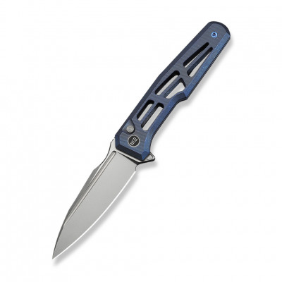 Ніж складаний туристичний Weknife Dressytak (8.6 см) Bohler M390 / Titanium синій