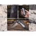 Ніж складаний туристичний Weknife Bogey (9.3 см) Bohler M390 / Titanium синій