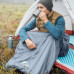 Спальник надлегкий Naturehike Summer LW180 NH21MSD09 лівий, (15°C), p-p XL, коричневий