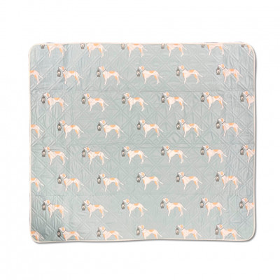 Килимок для пікніка Naturehike CNK2350WS010 170*200 см, блакитний із принтом