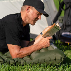 Матрац туристичний надувний одномісний Naturehike CNK2550WS019, 200x60x9.5 см, зелений, прямокутний із мішком для надування Матрац туристичний надувний одномісний Naturehike CNK2550WS019, 200x60x9.5 см, зелений, прямокутний із мішком для надування