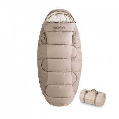 Спальний мішок овальний Naturehike PS300 CNK2350WS026, бежевий