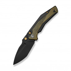 Ніж складаний туристичний Civivi Wellmax (9.1 см) 14C28N / Aluminum чорний/жовтий
