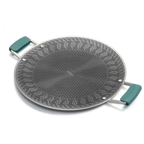Сковорода з нержавіючої сталі з силіконовими ручками Naturehike CNK2550CF011, 34 х 34 см Сковорода з нержавіючої сталі з силіконовими ручками Naturehike CNK2550CF011, 34 х 34 см