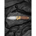 Ніж складаний кишеньковий Civivi Yonder Clip Point (7.3 см) 14C28N / Wood and Brass натуральний