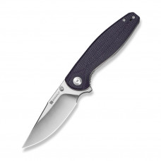 Ніж складаний туристичний Sencut Vyrce (8.9 см) D2 / Canvas Micarta фіолетовий