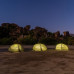 Намет надлегкий двомісний з футпринтом Naturehike Mongar CNK2550WS037, 20D, сiрий