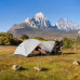 Намет надлегкий двомісний з футпринтом Naturehike Mongar CNK2550WS037, 20D, сiрий