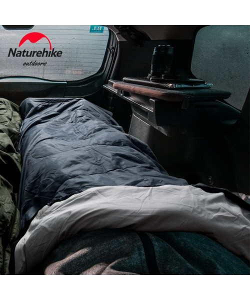 Спальний мішок Naturehike Y150L NH21MSD08, лівий, сіро-блакитний Спальний мішок Naturehike Y150L NH21MSD08, лівий, сіро-блакитний