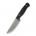 Ніж фіксований туристичний Weknife Notchline, (8.7 см) CPM S35VN /Carbon Fiber чорний з чохлом