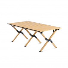 Складаний стіл Naturehike Star Jane L01 CNK2300JU010, 115х60 см, розмір L, алюміній, бежевий