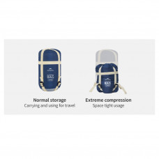 Спальний мішок Naturehike LW180 CNK2550WS026 Sunny Day PL01, (14°C) XL коричневий