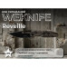 Ніж складаний туристичний Weknife Reveille (9.7 см) Bohler M390 / Titanium пісочно-бежевий
