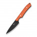 Ніж фіксований кишеньковий Civivi High Grass Field Knife (7,4 см) 14C28N / G10 помаранчевий з чохлом