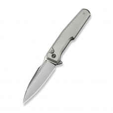 Ніж складаний туристичний Weknife Dressytak (8.6 см) Bohler M390 / Titanium сірий Ніж складаний туристичний Weknife Dressytak (8.6 см) Bohler M390 / Titanium сірий