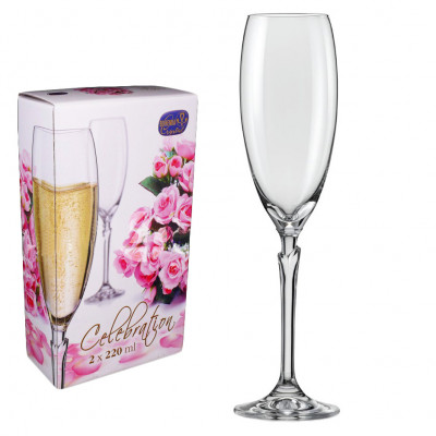 фужери Весільні 2 шт Lilly 220 мл 7905 BOHEMIA