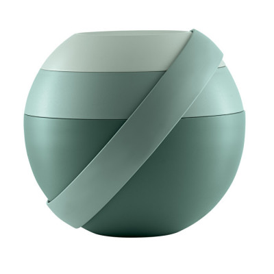 Ланч бокс для салату зелений, з акумулятором холоду і столовими приладами 100100163 GUZZINI