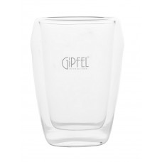 GIPFEL Склянка подвійна 280 мл, скло 7145 GIPFEL