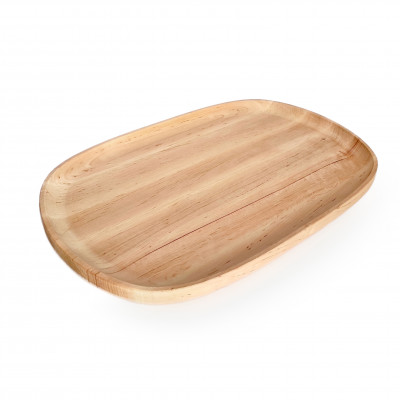 Блюдо овальне дерев`яне 39х26 см mz729844 MAZHURA