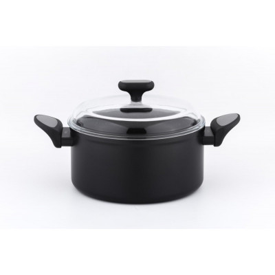 Каструля з кришкою 24 см SaltoSilver 5,1 л 830638 NOIS