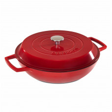 Кастрюля низька з кришкою GHISA 30 см, 3,5 л 80300403035 BARAZZONI