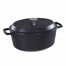 Кастрюля овальна з кришкою GHISA 29 см, 4,25 л 80301702985 BARAZZONI