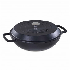 Каструля низька з кришкою Ghisa 30 см, 3,5 л 80300403085 BARAZZONI