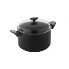 Каструля з кришкою 28 см Salto Silver 9,9 л 830294 NOIS