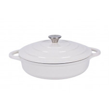 Каструля чавунна кругла 28 см Tierra кремова 830018 NOIS