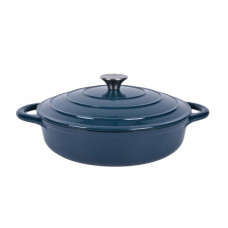 Каструля чавунна кругла 28 см Tierra синя 830025 NOIS