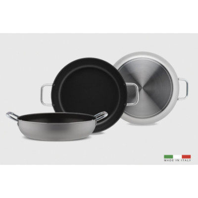 Сковорідка глибока з ручками FIREWORKS 32 см 3.7л FIRT3225GRR2 PIARDI HOME