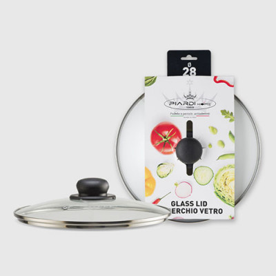 Кришка з чорною ручкою Coperchi Carded 16 см COPV16ACCFAS PIARDI HOME