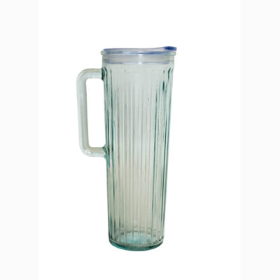 Глечик з переробленого скла з кришкою RIBBED 600мл 3209_2 VIDRIOS SAN MIGUEL