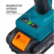 Акумуляторний дриль-шурупокрут Bort BAB-21-BLK з бесщіточним двигуном та з додатковою АКБ